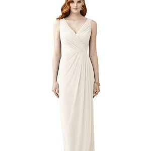 Thread TH030...Sleeveless Draped Faux Wrap Maxi Dress...Ivory...Size 4...NWT